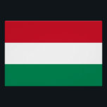 Póster Poster Patriótico com Bandeira da Hungria<br><div class="desc">Acelere o seu espaço com o nosso poster impressionante com a bandeira da Hungria! Esta poster é mais do que arte de muro; é uma celebração da rica cultura da Hungria e do orgulho nacional. O design ousado mostra de forma proeminente a bandeira húngara, fazer-a de uma forma única e...</div>