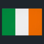 Póster Poster Patriótico com Bandeira da Irlanda<br><div class="desc">Adicione um toque de orgulho irlandês à sua decoração com o nosso poster exclusivo que inclui a bandeira da Irlanda! Feito com muita atenção aos detalhes, esta poster é mais do que uma peça de arte; é uma celebração do rico patrimônio e orgulho cultural da Irlanda. O vibrante design mostra...</div>