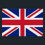 Póster Poster Patriótico com Bandeira do Reino Unido<br><div class="desc">Adicione um toque de orgulho britânico ao seu espaço, com a nossa poster exclusiva com a bandeira do Reino Unido! Feito com muita atenção aos detalhes, esta poster é mais do que uma mera decoração de muros; é uma celebração do rico patrimônio e orgulho cultural do Reino Unido. O design...</div>