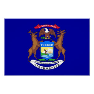 Póster Poster patriótico da parede com a bandeira de