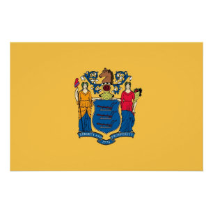 Póster Poster patriótico da parede com a bandeira de
