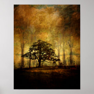 Póster Poster-Peaceful Tree
