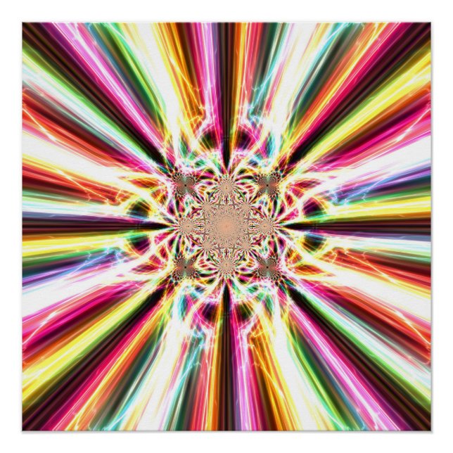 Póster Poster Perfeito de Aviso de Relâmpago (Frente)