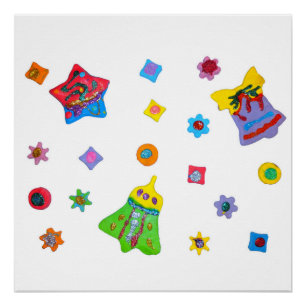 Póster Poster Perfeito de Glitter Clay