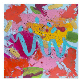 Póster Poster Perfeito do Rio Azul