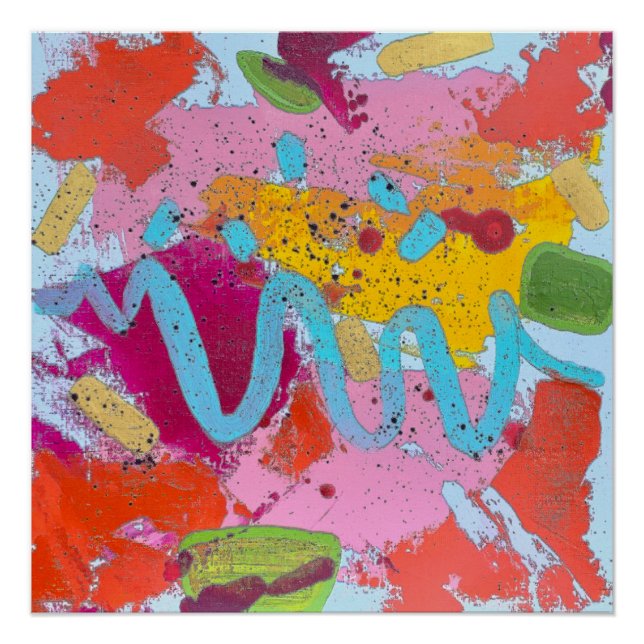 Póster Poster Perfeito do Rio Azul (Frente)