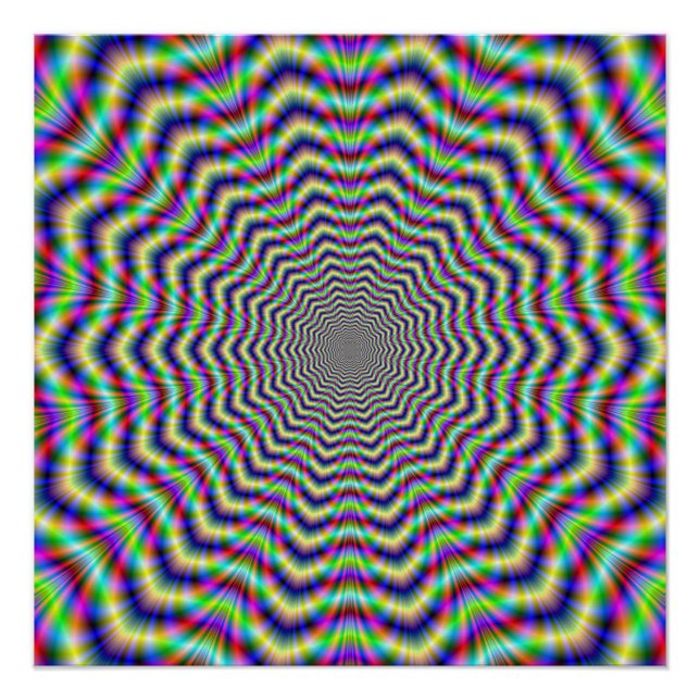 Póster Poster Perfeito Psychedelic Web Star (Frente)