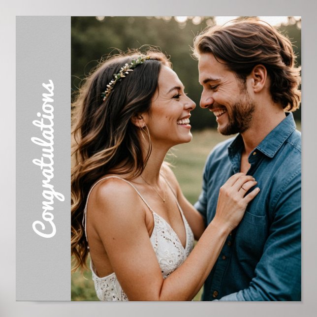 Poster Pôster personalizado de engajamento pessoal com te (Frente)