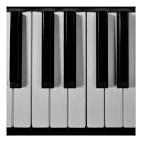 Poster Personalizado do Teclado Piano