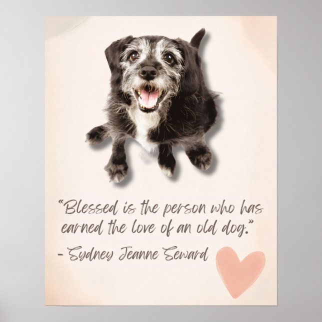 Poster Poster, Pet Lovers Decor, Mais velho (Frente)