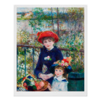 POSTER: PIERRE AUGUSTE RENOIR: DUAS IRMÃS, 1881