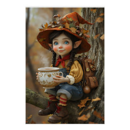 Póster Poster Pixie Orange Hat Left Face