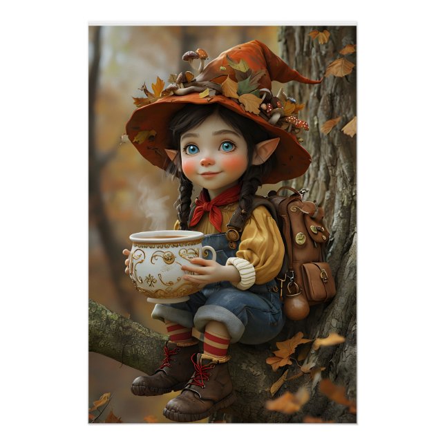 Póster Poster Pixie Orange Hat Left Face (Frente)