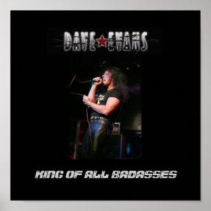 Poster Poster, preto/rei cinzento Todo Badasses de Dave