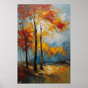 Poster Pôster PRIMAVERA Estilo de pintura a óleo