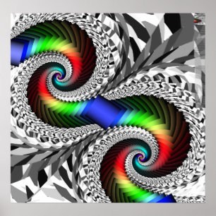 Póster Poster/Print: Spectrum Spiral