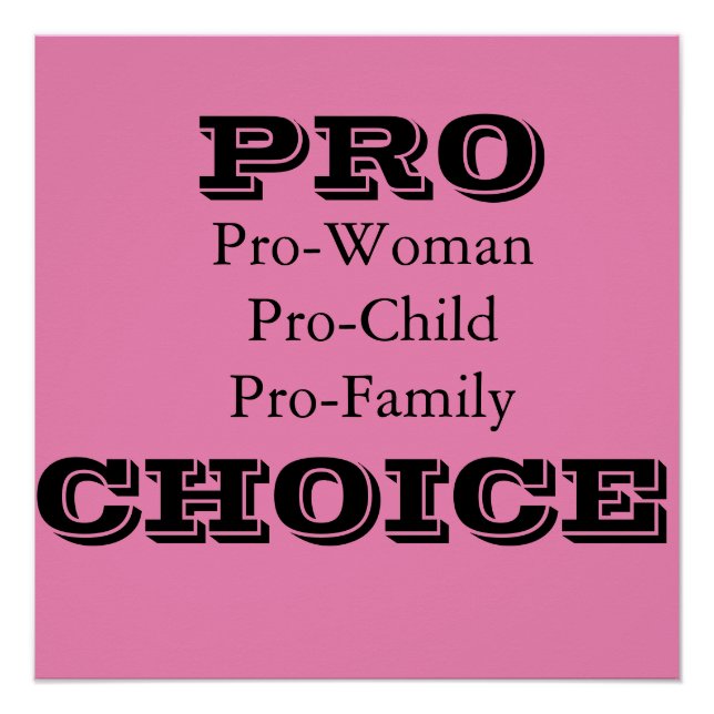 Póster Poster Pro-Choice (Frente)