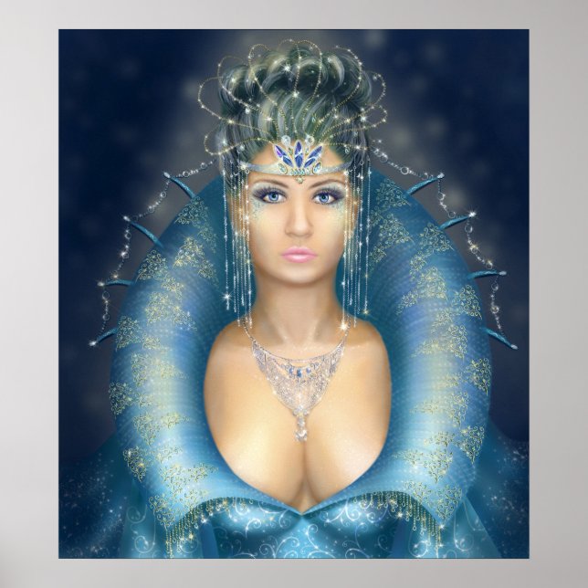 Póster Poster, rainha da neve (Frente)