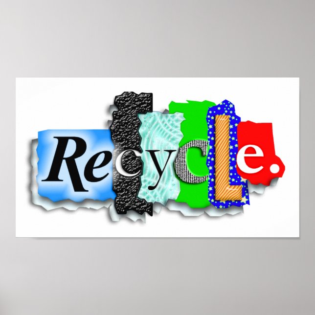 Póster Poster: "RECICLAR" (Frente)