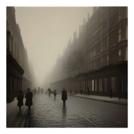 Póster Poster - Rua Victorian London