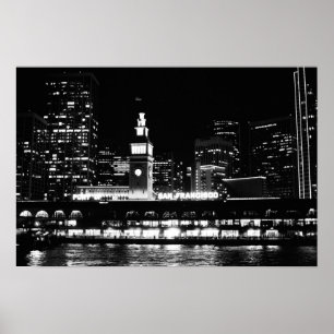 Póster Poster: San Francisco na torre de pulso de disparo