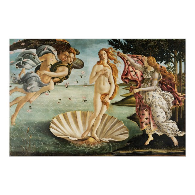 Póster Pôster Sandro Botticelli's The Birth of Venus (Frente)