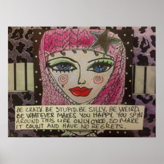 POSTER POSTER, SER ESTÚPIDO, SER BOBO, SER ESTRANHO,