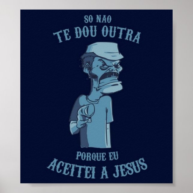 Poster Pôster Seu Madruga - Só não te dou a outra causa.. (Frente)