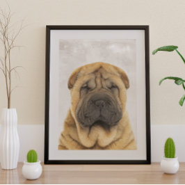 Póster Poster Sharpei chinês