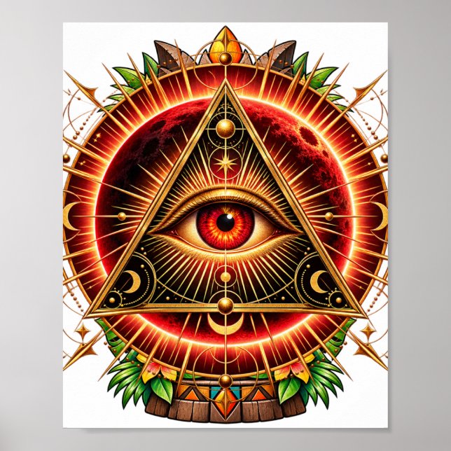 Poster Pôster Solar Ember Eye (Frente)
