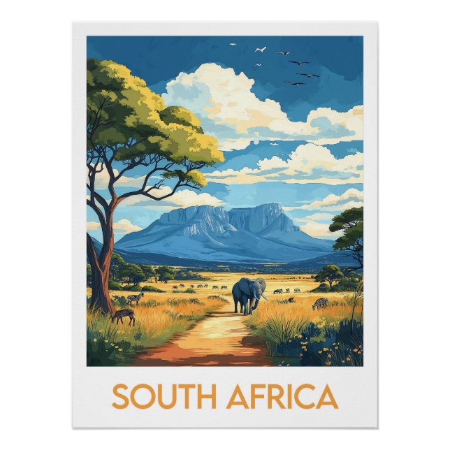 Póster Poster South Africa (Frente)