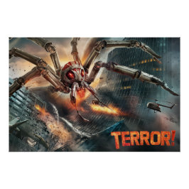 Póster Poster Spider Terror 07