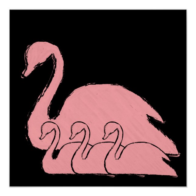 Póster Poster Swan (Frente)