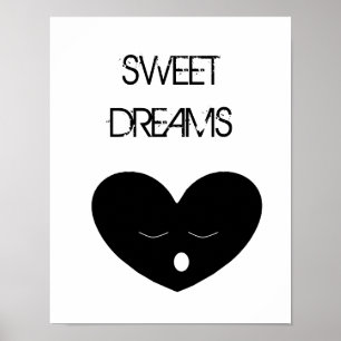 Poster Pôster Sweet Dreams Coração Adormecido