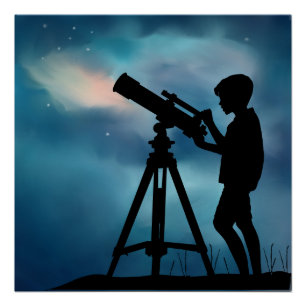 Póster Poster Telescópio