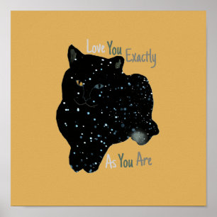 Poster Pôster Temático de Gato Eu Te Amo
