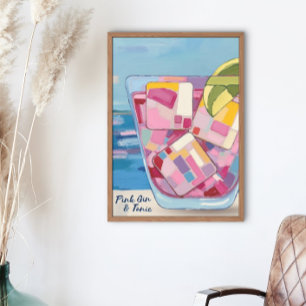 Póster Poster TÔNICO E GIN DE PINCO