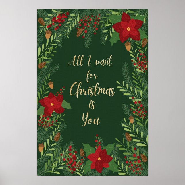 Poster Pôster Tudo Que Eu Quero No Natal É Você (Frente)