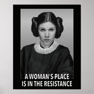 Poster (poster) Um lugar de mulher está na Resistência