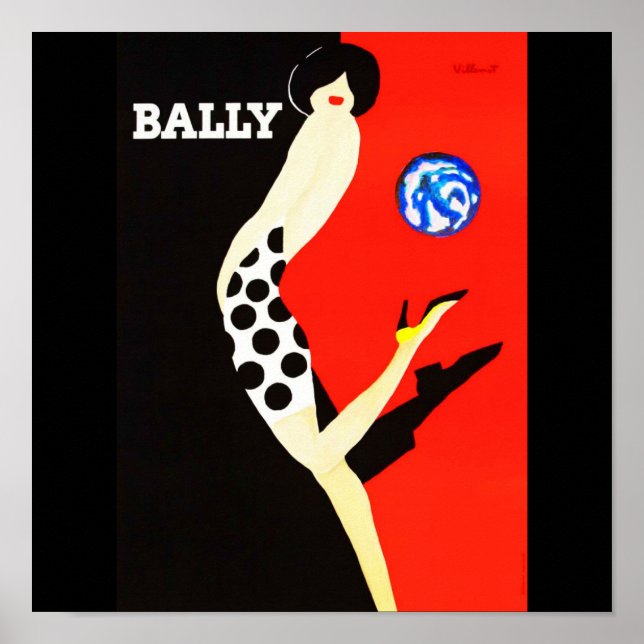Póster Poster-Viagens vintage-Bally (Frente)