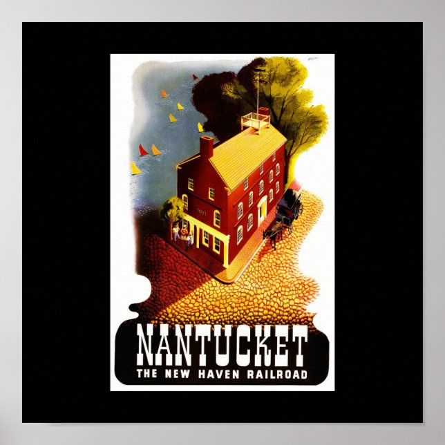 Póster Poster-Viagens vintage-Nantucket (Frente)