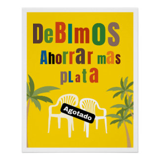 Póster Poster vibe Bad Bunny dinero nostalgia meme