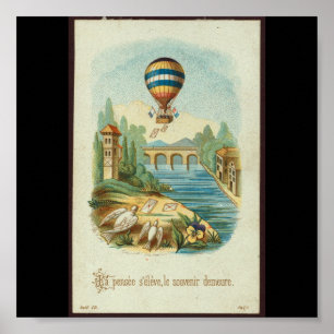 Poster Poster-Vintage Art-Hot Air Balloons 20