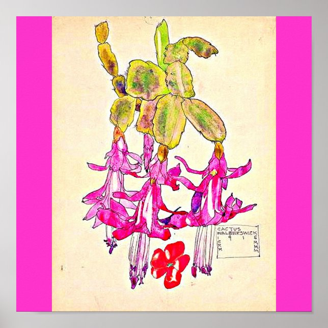 Poster Poster-Vintage-Charles Rennie Mackintosh 12 (Frente)