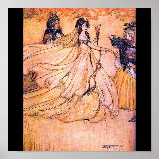 Póster Poster-Vintage Ilustração-Rackham 9 (Frente)