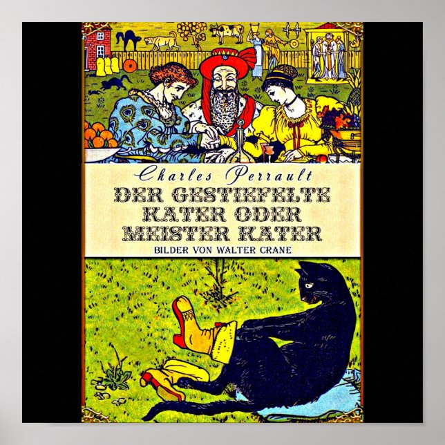 Poster Poster-Vintage Ilustração-Walter Crane 1 (Frente)