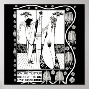 Póster Poster-Vintage Ilustration-Aubrey Beardsley 10