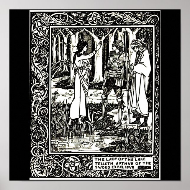 Póster Poster-Vintage Ilustration-Aubrey Beardsley 13 (Frente)