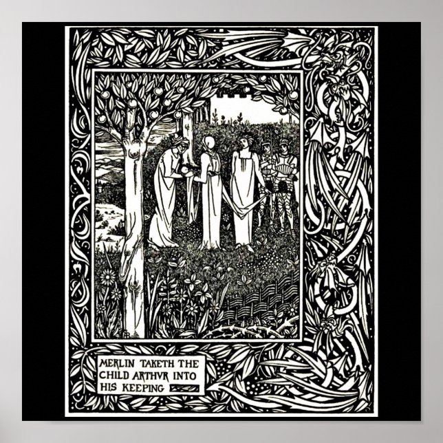 Póster Poster-Vintage Ilustration-Aubrey Beardsley 27 (Frente)