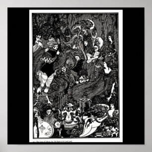 Poster Poster-Vintage Ilustration-Aubrey Beardsley 30